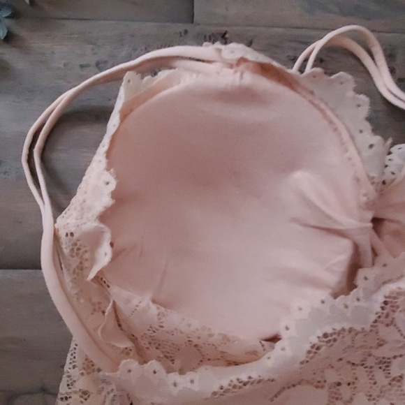 LAST 2! Stretch Lace Bra Bralette Nude - Picture 3 of 3